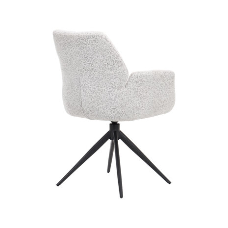 LABEL51 Eetkamerstoelen Epic - Champagne - Geweven