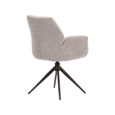 LABEL51 Eetkamerstoelen Epic - Beige - Geweven