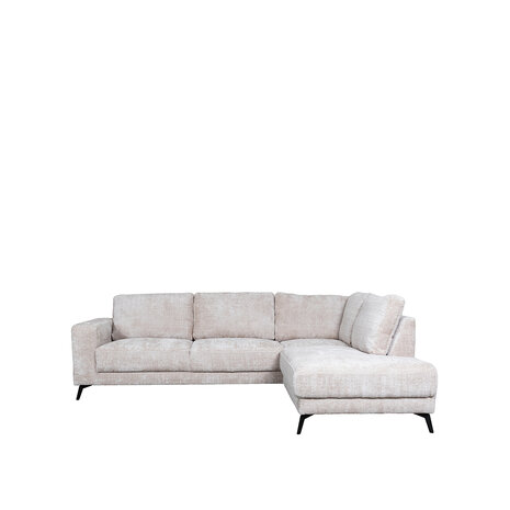 LABEL51 Hoekbanken Luxor - Naturel - Chenille - Hoekbank Rechts