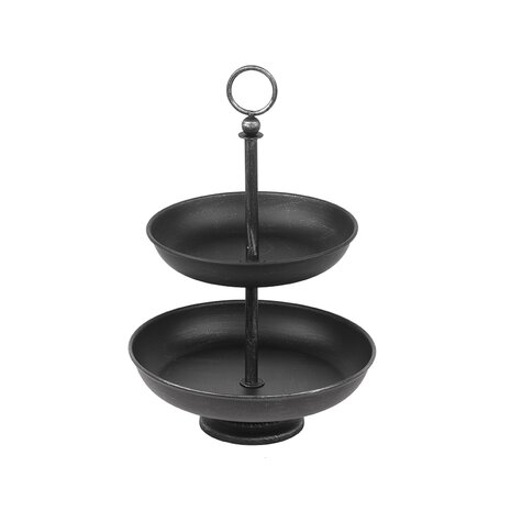 LABEL51 Etagere - Antiek Zwart - Metaal - One Size