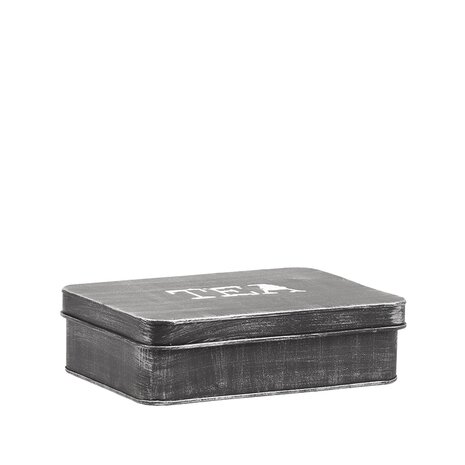 LABEL51 Theedoos - Antiek Zwart - Metaal - One Size