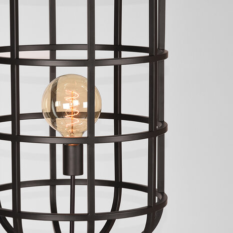 LABEL51 Vloerlamp Twine - Zwart - Metaal - SALE