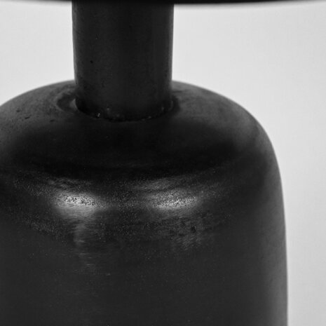 LABEL51 Bijzettafel Wink - Zwart - Metaal - 50 cm