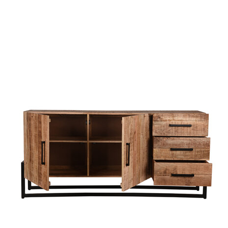 LABEL51 Dressoir Bolivia - Rough - Mangohout - One Size