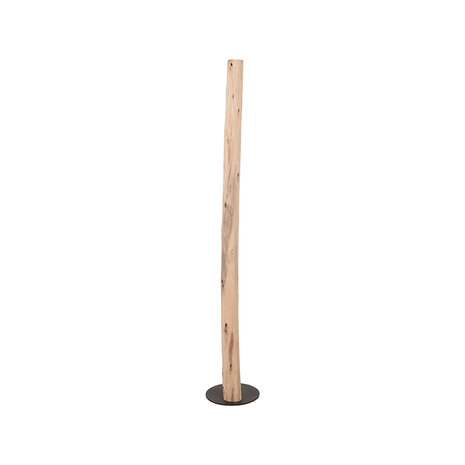 LABEL51 Vloerlamp Woody - Naturel - Hout - One Size