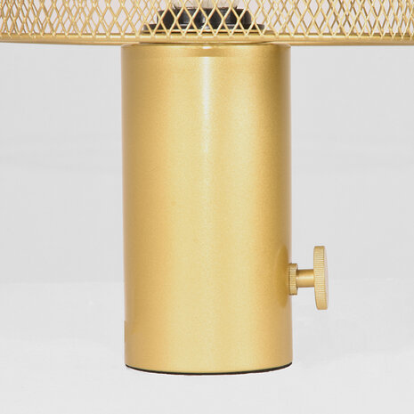 LABEL51 Tafellamp Fungo - Goud - Metaal - 1-Lichts