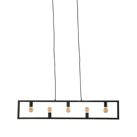 LABEL51 Hanglamp Quadrato - Zwart - Metaal - Hanglamp