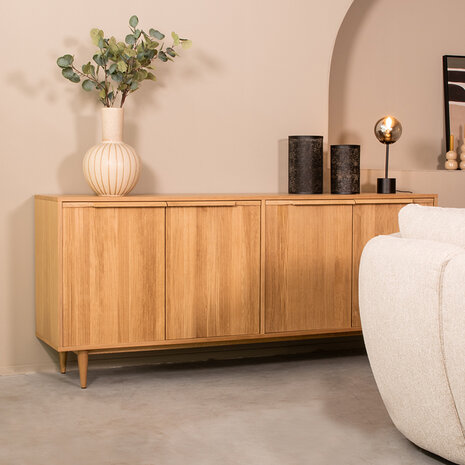 LABEL51 Dressoir Jule - Naturel - Eiken - 200 cm