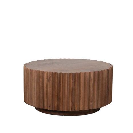 LABEL51 Salontafel Novan - Nature Smooth - Mangohout - 70 cm - Rond