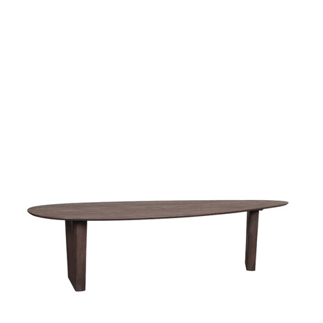 LABEL51 Eetkamertafel Wow - Espresso - Mangohout - 300 cm