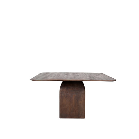 LABEL51 Eetkamertafel Ingo - Espresso - Mangohout - 140 cm - Vierkant