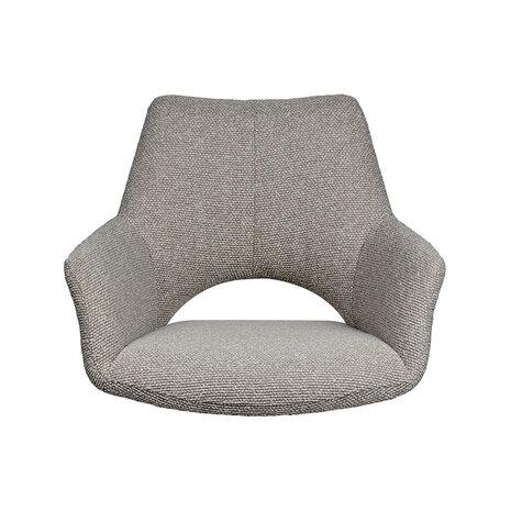 LABEL51 Eetkamerstoel The Chair Studio - Mushroom - Royal Boucle - One Size