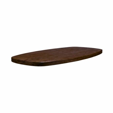 LABEL51 Tafelblad - 1407 Tafelblad Deens Ovaal - Espresso - - 180 cm - Deens Ovaal