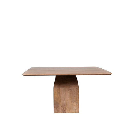 LABEL51 Eetkamertafel Ingo - Nature Smooth - Mangohout - 140 cm - Vierkant