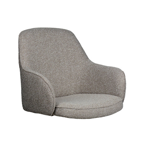 LABEL51 Eetkamerstoel The Chair Studio - Mushroom - Royal Boucle - One Size