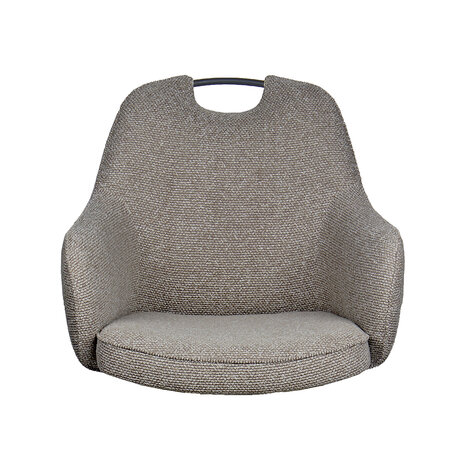 LABEL51 Eetkamerstoel The Chair Studio - Mushroom - Boucle - One Size