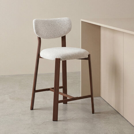 LABEL51 Barkruk Mika - Naturel - Prestige - Laag