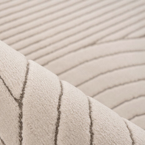 LABEL51 Vloerkleden Lavita - Taupe - Polyester - 200x290 cm