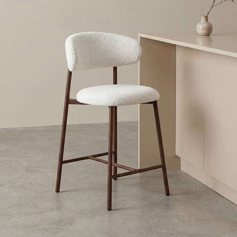 LABEL51 Barkruk Kaito - Naturel - Prestige - Laag