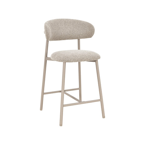 LABEL51 Barkruk Kaito - Beige - Prestige - Laag