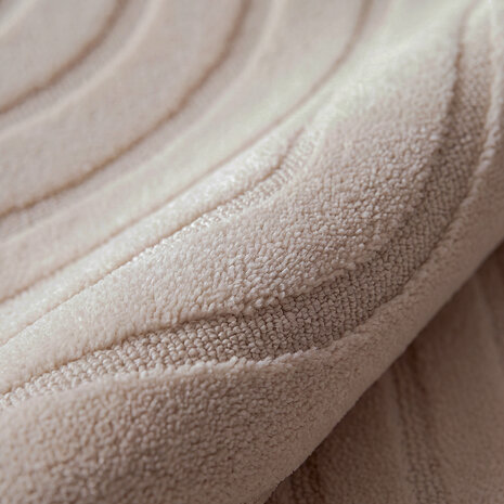 LABEL51 Vloerkleden Agra - Taupe - Polyester - 150x150 cm - Rond