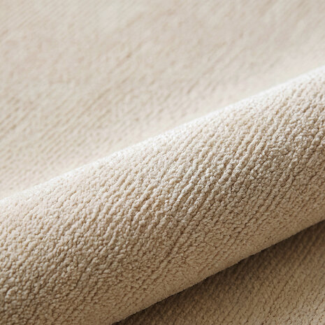 LABEL51 Vloerkleden Mila - Zand - Polyester - 200x200 cm - Rond
