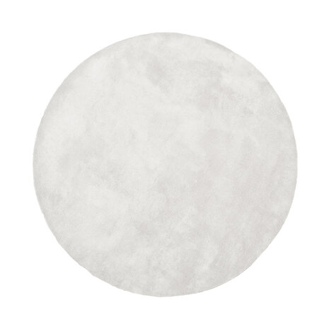 LABEL51 Vloerkleden Mila - Ivoor - Polyester - 150x150 cm - Rond