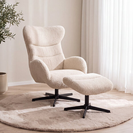 LABEL51 Fauteuil Cute - Naturel - Sweet - One Size