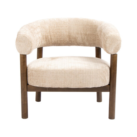 LABEL51 Fauteuil Alegra - Beige - Cremona - One Size