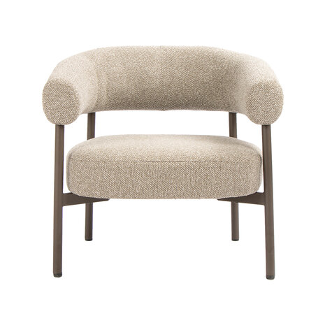 LABEL51 Fauteuil Delfina - Mushroom - Royal Boucle - One Size