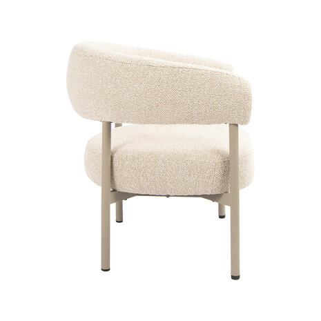 LABEL51 Fauteuil Delfina - Naturel - Royal Boucle - One Size