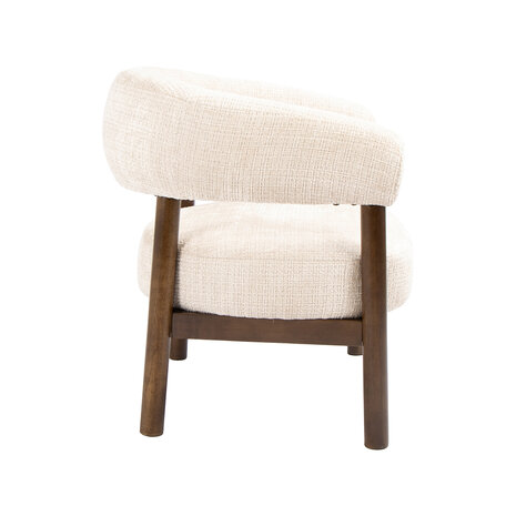 LABEL51 Fauteuil Alegra - Naturel - Cremona - One Size