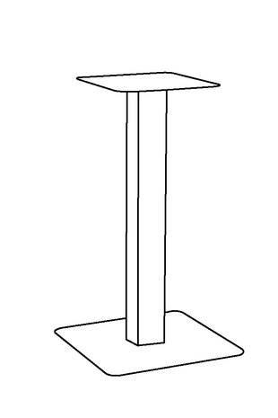 LABEL51 Tafelpoot - 1408 Table Blend - Hunter - Metaal - 72 cm - Enkel