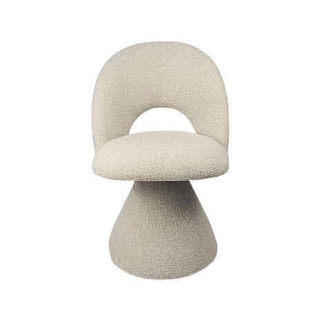 LABEL51 Eetkamerstoel Studio - Naturel - Superb - Naturel Stof