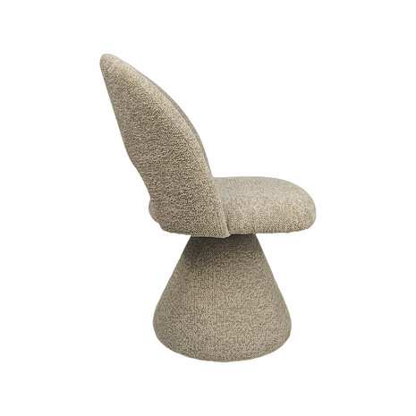 LABEL51 Eetkamerstoel Studio - Beige - Superb - Beige Stof