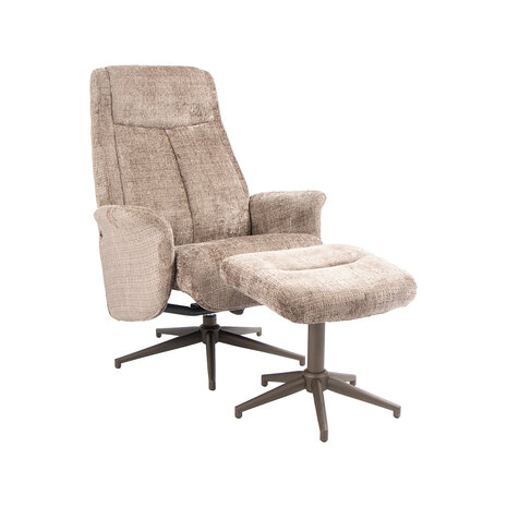 LABEL51 Fauteuil Tumba - Taupe - Cremona - One Size