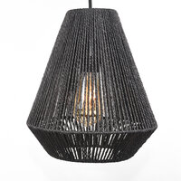LABEL51 Hanglamp Ibiza - Zwart - Jute - 2-Lichts