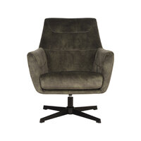 LABEL51 Fauteuil Toby - Hunter - Velours - One Size