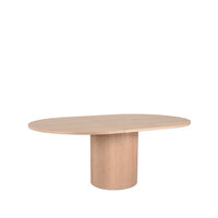 LABEL51 Eetkamertafel Oliva - Naturel - Eiken - 150-200 cm - Uitschuifbaar