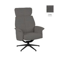LABEL51 Fauteuil Verdal - Antraciet - Cosmo - Excl. Hocker