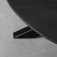 LABEL51 Salontafel Otis - Zwart - Mangohout - 80 cm - Rond