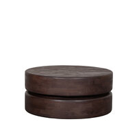 LABEL51 Salontafel I_Milly - Espresso - Mangohout - 70 cm - Rond