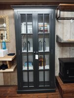 Vitrinekast Antraciet