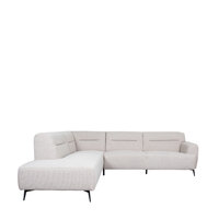 LABEL51 Hoekbank Bolzano - Naturel - Royal Boucle - Links Voorstaand