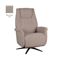 LABEL51 Fauteuil Stockholm - Taupe - Micro Suede - One Size