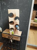 Wijnrek Blok 50 cm 5 flessen