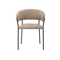 LABEL51 Eetkamerstoel Luuk - Clay - Elite - Black Frame