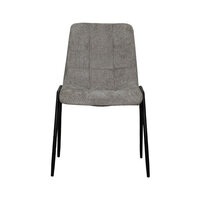 LABEL51 Eetkamerstoel Noor - Stone - Elite - Black Frame