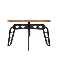 LABEL51 Salontafel Pebble - Rough - Mangohout - 80 cm - Rond